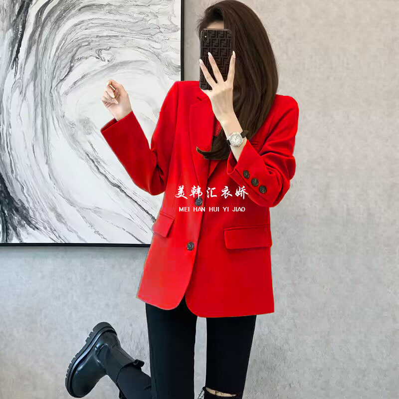 2025 Spring and Autumn New Small Suit Jacket for Women, Popular Style, Casual, Slimming and slimming, Student Small Suit for Women 2025 Spring and Autumn New Small Suit Jacket for Women, Popular Style, Casual, Slimming and slimming, Student Small Suit for Women