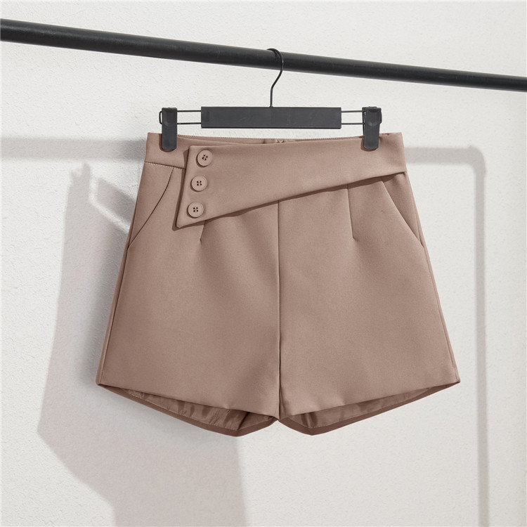 Spring and summer slim fit and slimming shorts for women in blue, new 2025 Korean version with a casual A-line design, wide leg pants for outerwear Spring and summer slim fit and slimming shorts for women in blue, new 2025 Korean version with a casual A-line design, wide leg pants for outerwear