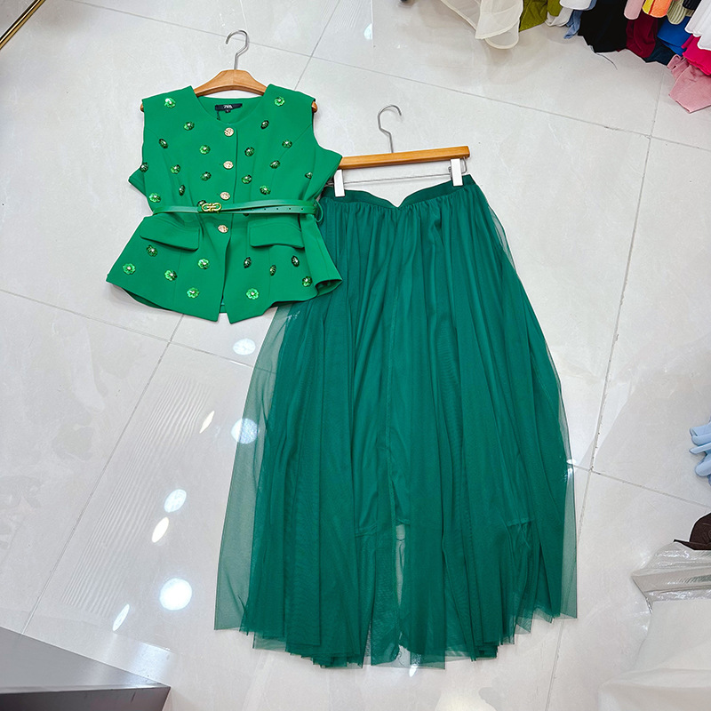 Thirteen Rows Australian niche new style French design sense suit jacket half skirt set A2 # 8578 Thirteen Rows Australian niche new style French design sense suit jacket half skirt set A2 # 8578