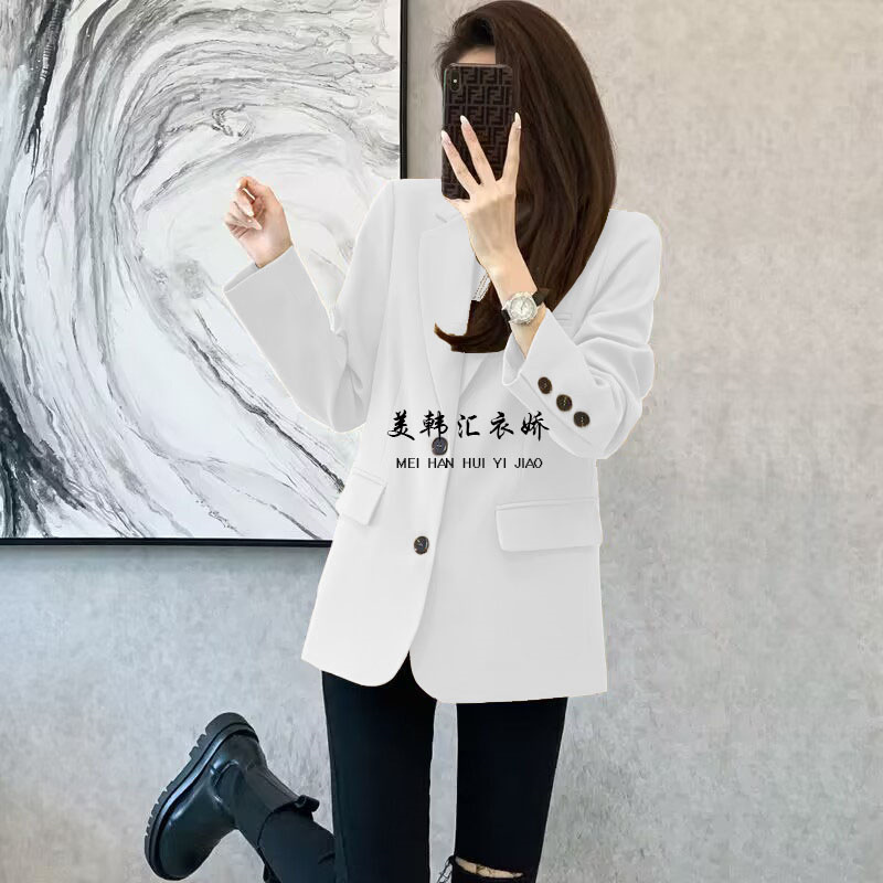 2025 Spring and Autumn New Small Suit Jacket for Women, Popular Style, Casual, Slimming and slimming, Student Small Suit for Women 2025 Spring and Autumn New Small Suit Jacket for Women, Popular Style, Casual, Slimming and slimming, Student Small Suit for Women