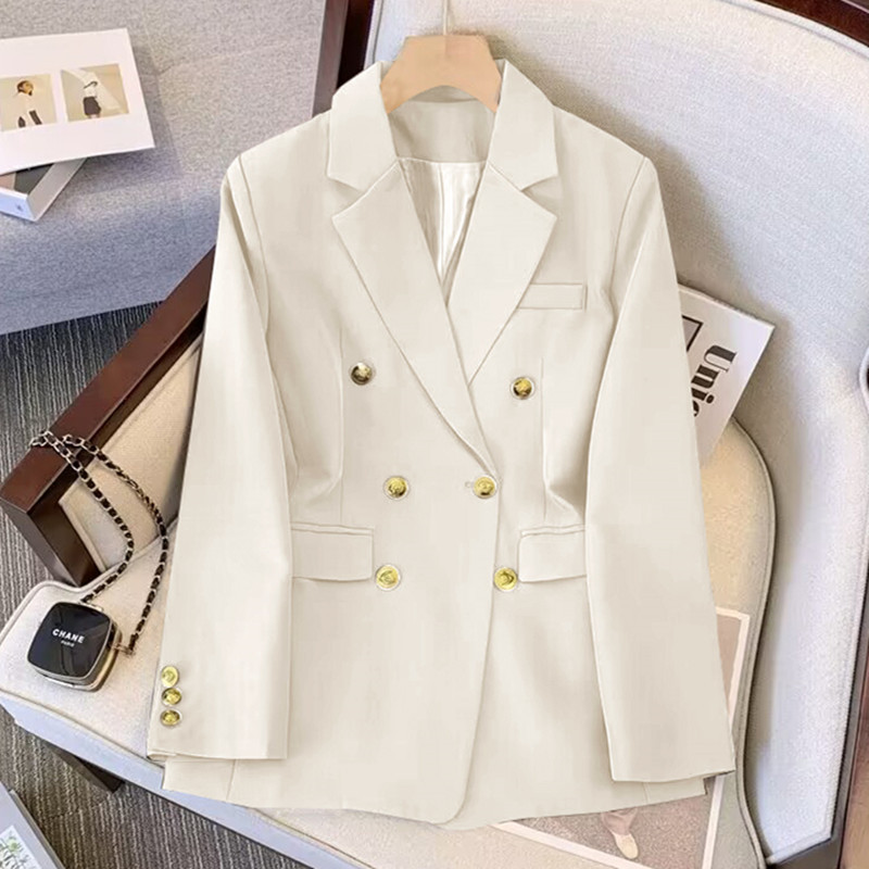 2025 Spring and Autumn New Suit Coat for Women, Korean Edition, Straight Tube, Casual, Loose and Fashionable, Showing Small and Thin Suit for Women 2025 Spring and Autumn New Suit Coat for Women, Korean Edition, Straight Tube, Casual, Loose and Fashionable, Showing Small and Thin Suit for Women
