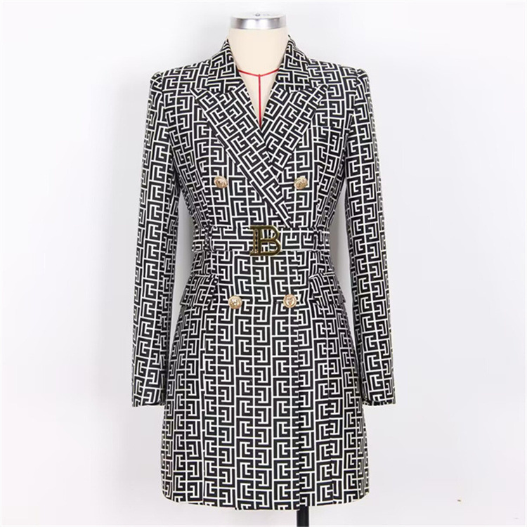 2025 Spring and Autumn New Fashionable Autumn Checkered Korean Edition Belt Long Sleeve Slimming Temperament Commuter Suit Dress for Women 2025 Spring and Autumn New Fashionable Autumn Checkered Korean Edition Belt Long Sleeve Slimming Temperament Commuter Suit Dress for Women