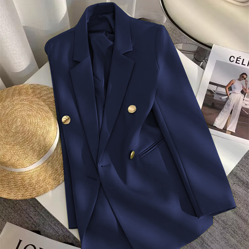 Small suit jacket for women in spring and autumn 2025, new fashion Korean version, loose temperament, college style suit, women's top trend Small suit jacket for women in spring and autumn 2025, new fashion Korean version, loose temperament, college style suit, women's top trend