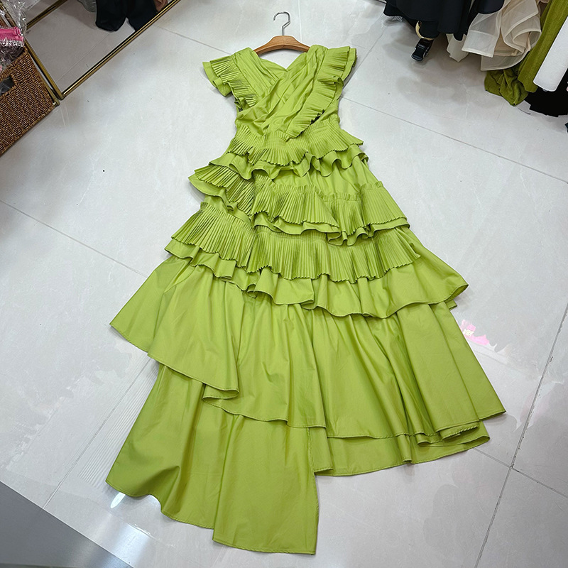 Thirteen Rows Australian niche heavy industry retro cake skirt black dress with high-end feel long skirt A1 # 8567 Thirteen Rows Australian niche heavy industry retro cake skirt black dress with high-end feel long skirt A1 # 8567