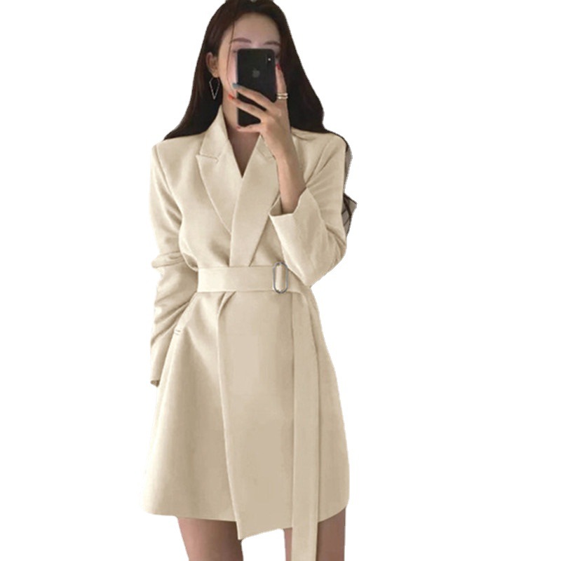 2025 New Korean Spring and Autumn Short White Suit Coat for Women, Medium to Long Small Suit Set, British Style for Women 2025 New Korean Spring and Autumn Short White Suit Coat for Women, Medium to Long Small Suit Set, British Style for Women