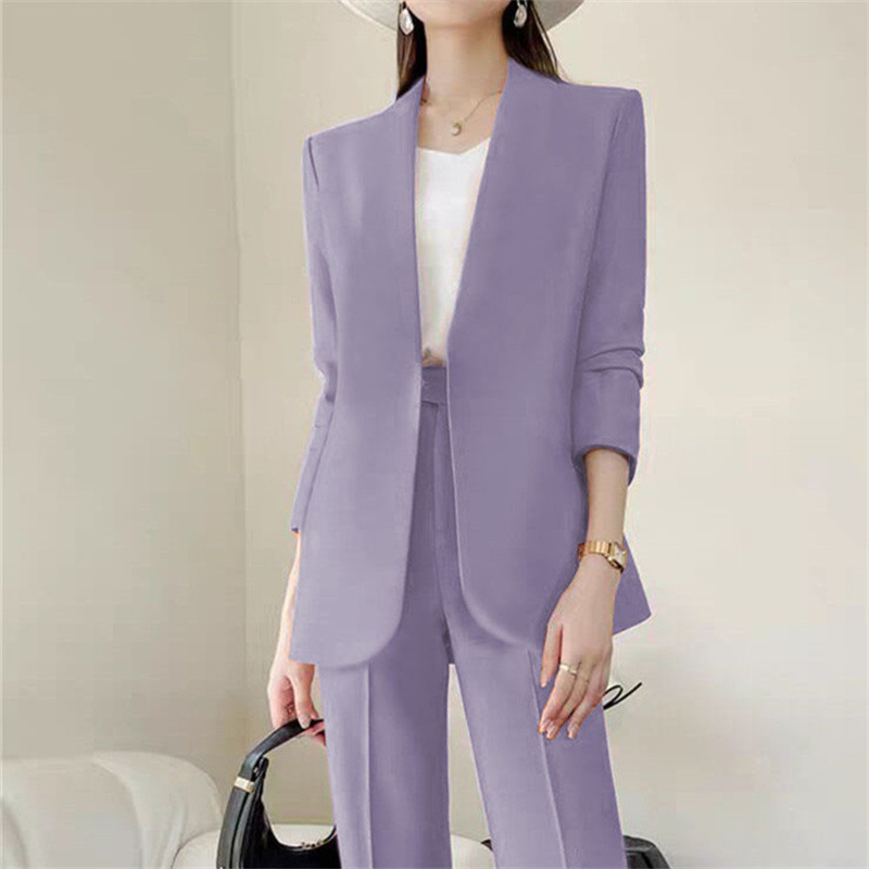 Spring and Autumn Suit Set for Women Spring and Autumn 2025 New Korean Edition Sensational Street Casual Fashion Temperament Professional Suit for Women Spring and Autumn Suit Set for Women Spring and Autumn 2025 New Korean Edition Sensational Street Casual Fashion Temperament Professional Suit for Women