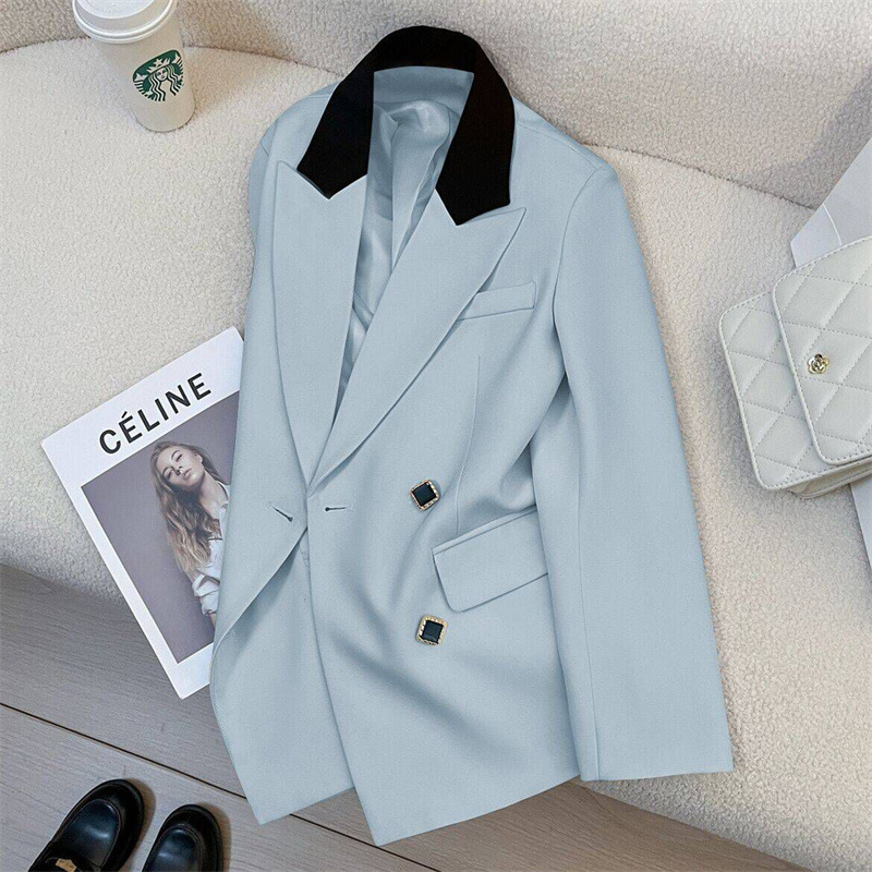 Spring suit jacket for women 2025 spring new Korean version design sense niche fashion temperament commuting small suit for women Spring suit jacket for women 2025 spring new Korean version design sense niche fashion temperament commuting small suit for women