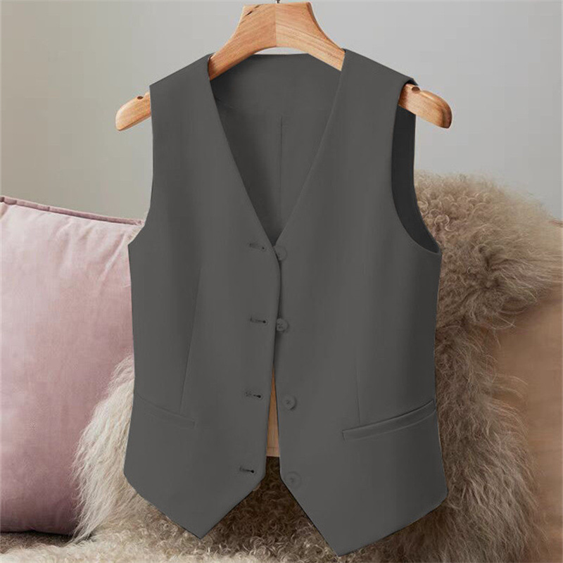 New suit vest, women's vest, spring and autumn new style, slim fit, women's outfit, red short style, women's vest, small stature New suit vest, women's vest, spring and autumn new style, slim fit, women's outfit, red short style, women's vest, small stature