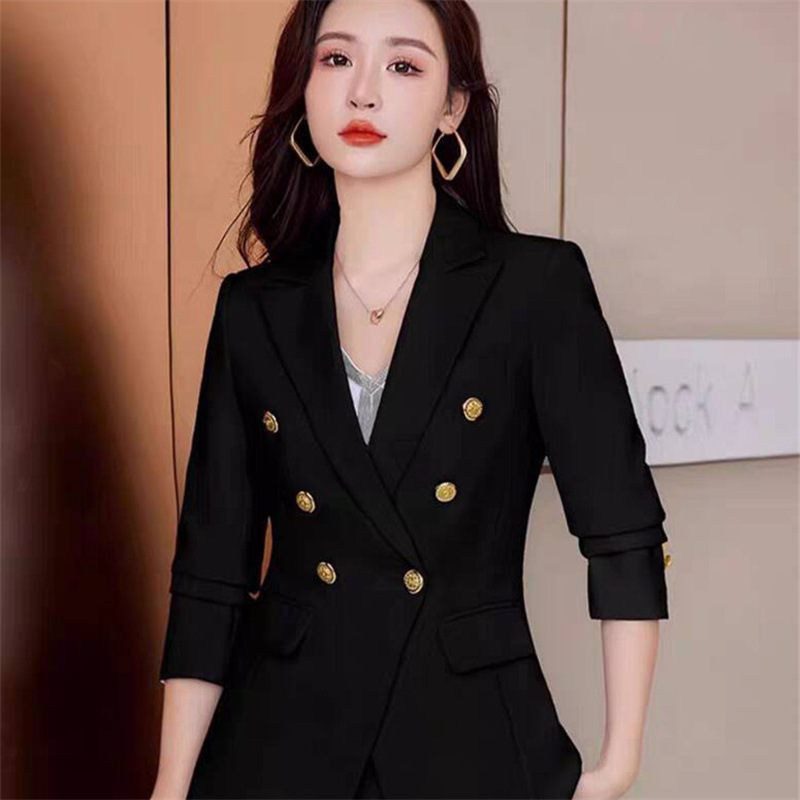 2025 suit short jacket women's mini suit retro jacket slim fashion 2025 spring and autumn season women Korean version casual women 2025 suit short jacket women's mini suit retro jacket slim fashion 2025 spring and autumn season women Korean version casual women