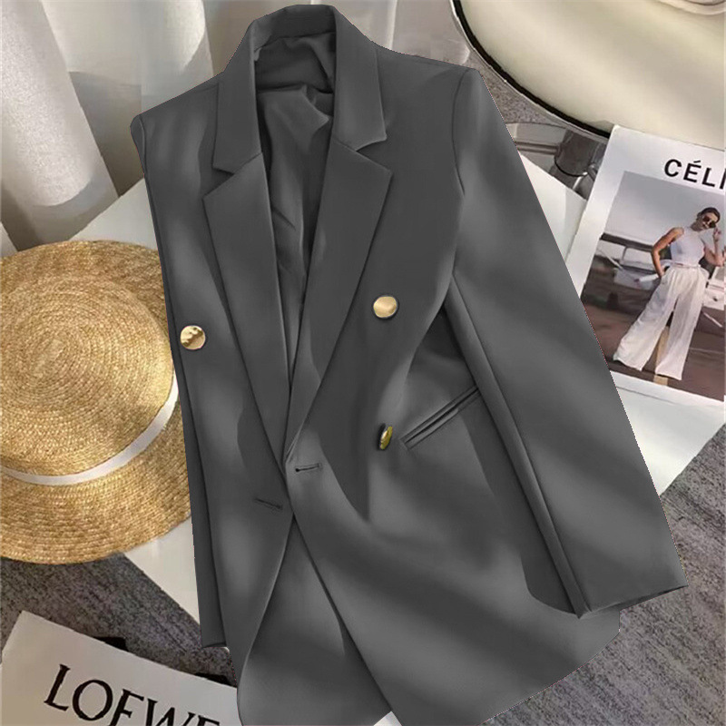 Small suit jacket for women in spring and autumn 2025, new fashion Korean version, loose temperament, college style suit, women's top trend Small suit jacket for women in spring and autumn 2025, new fashion Korean version, loose temperament, college style suit, women's top trend
