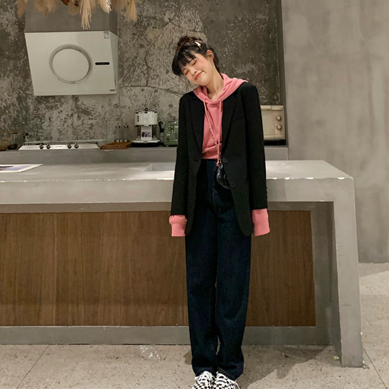 Suit jacket for women 2025 Spring and Autumn Internet celebrity new autumn outfit Korean version loose suit brown casual suit jacket for women Suit jacket for women 2025 Spring and Autumn Internet celebrity new autumn outfit Korean version loose suit brown casual suit jacket for women