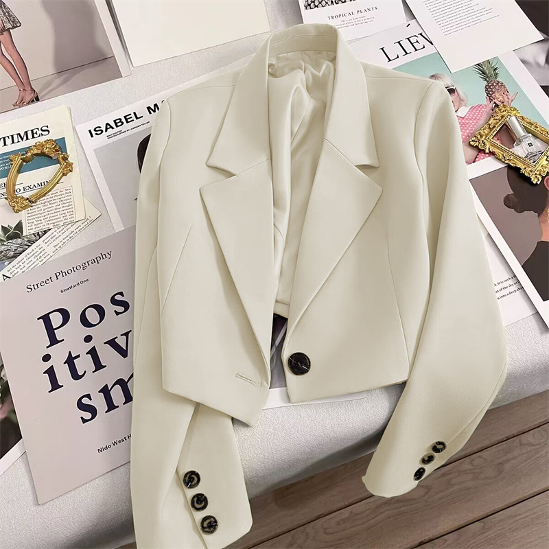 Small suit women 2025 new autumn outfit women's casual versatile suit long sleeved casual women's versatile trendy suit Small suit women 2025 new autumn outfit women's casual versatile suit long sleeved casual women's versatile trendy suit