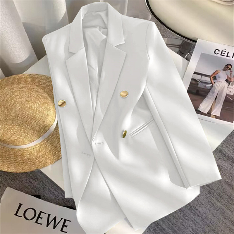 Small suit jacket for women in spring and autumn 2025, new fashion Korean version, loose temperament, college style suit, women's top trend Small suit jacket for women in spring and autumn 2025, new fashion Korean version, loose temperament, college style suit, women's top trend