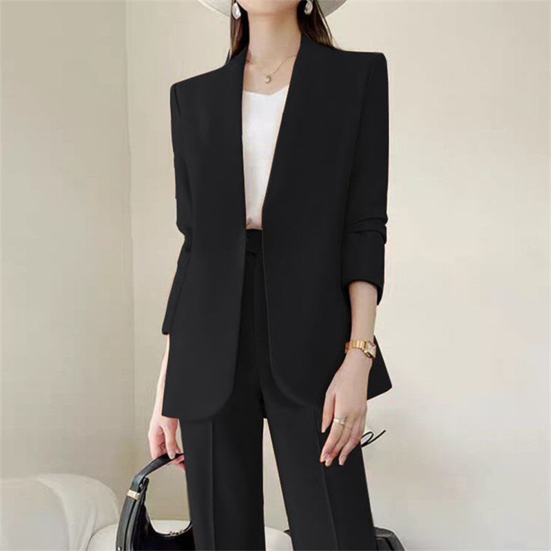 Spring and Autumn Suit Set for Women Spring and Autumn 2025 New Korean Edition Sensational Street Casual Fashion Temperament Professional Suit for Women Spring and Autumn Suit Set for Women Spring and Autumn 2025 New Korean Edition Sensational Street Casual Fashion Temperament Professional Suit for Women