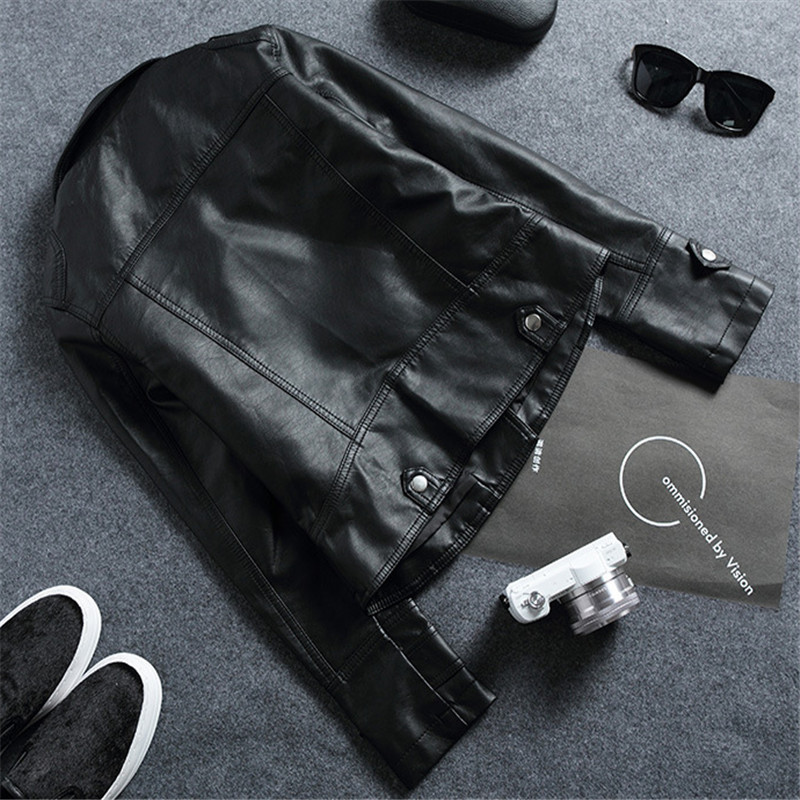 2025 Spring and Autumn Clothing Haining New Slim fit Collar Leather Jacket Women's Short Jacket Women's PU Jacket Motorcycle Wear Women's Clothing 2025 Spring and Autumn Clothing Haining New Slim fit Collar Leather Jacket Women's Short Jacket Women's PU Jacket Motorcycle Wear Women's Clothing