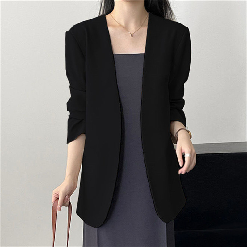 2025 New Small Suit Coat Spring and Autumn Early Autumn Suit Versatile Fashion Simple Early Spring Casual Top for Women 2025 New Small Suit Coat Spring and Autumn Early Autumn Suit Versatile Fashion Simple Early Spring Casual Top for Women