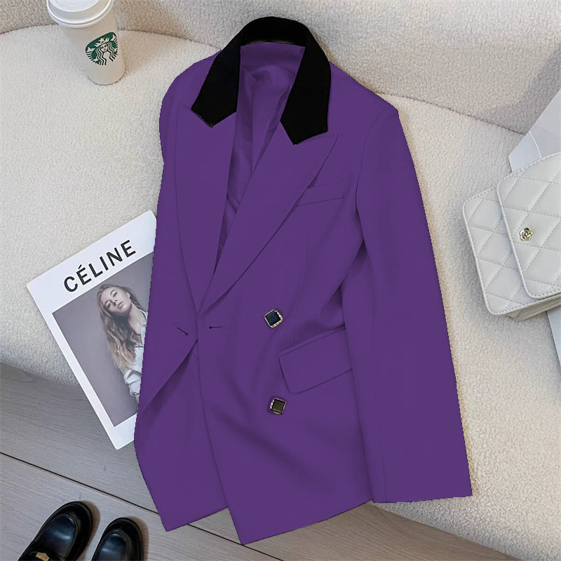 Spring suit jacket for women 2025 spring new Korean version design sense niche fashion temperament commuting small suit for women Spring suit jacket for women 2025 spring new Korean version design sense niche fashion temperament commuting small suit for women