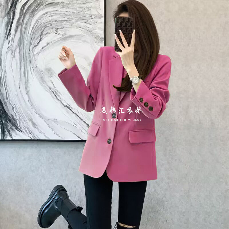 2025 Spring and Autumn New Small Suit Jacket for Women, Popular Style, Casual, Slimming and slimming, Student Small Suit for Women 2025 Spring and Autumn New Small Suit Jacket for Women, Popular Style, Casual, Slimming and slimming, Student Small Suit for Women