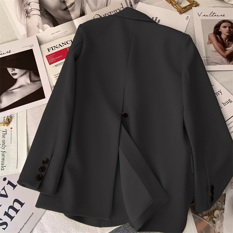 Spring and Autumn Suit Jacket for Women 2025 Autumn New Design Sense Korean Edition Casual Street Explosion Trend White Suit for Women Spring and Autumn Suit Jacket for Women 2025 Autumn New Design Sense Korean Edition Casual Street Explosion Trend White Suit for Women