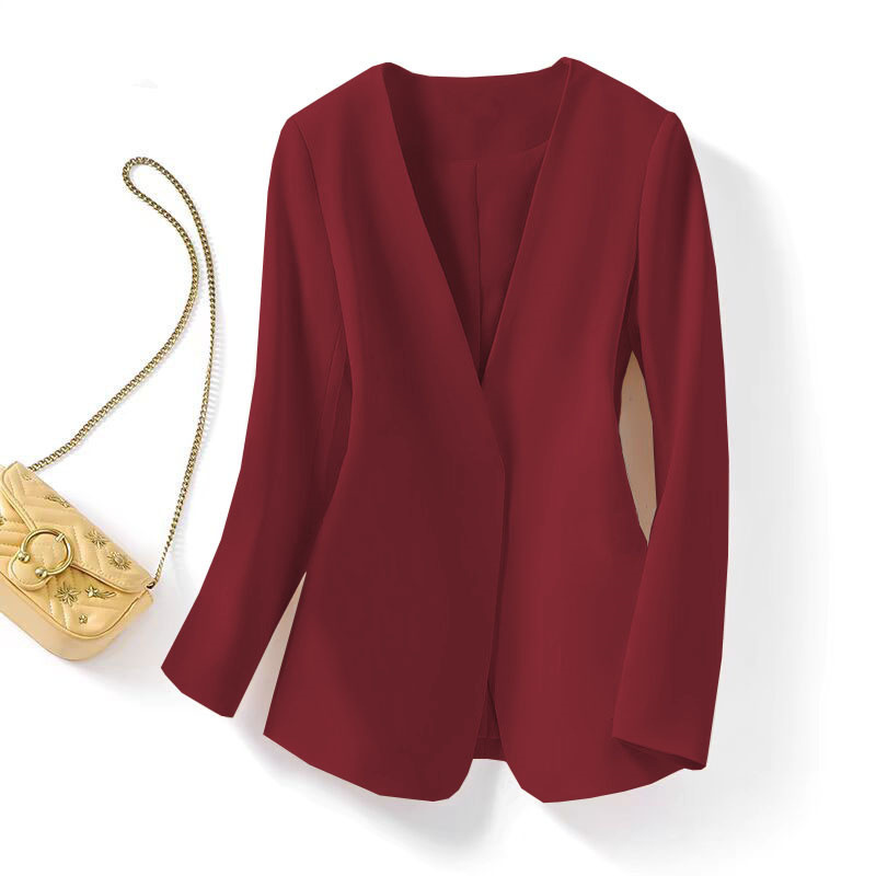 Large size chubby mm suit jacket for women in spring 2025, new style with a small fragrance and casual Korean style autumn suit for women Large size chubby mm suit jacket for women in spring 2025, new style with a small fragrance and casual Korean style autumn suit for women