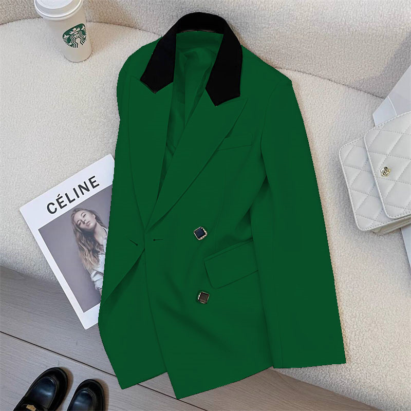 Spring suit jacket for women 2025 spring new Korean version design sense niche fashion temperament commuting small suit for women Spring suit jacket for women 2025 spring new Korean version design sense niche fashion temperament commuting small suit for women