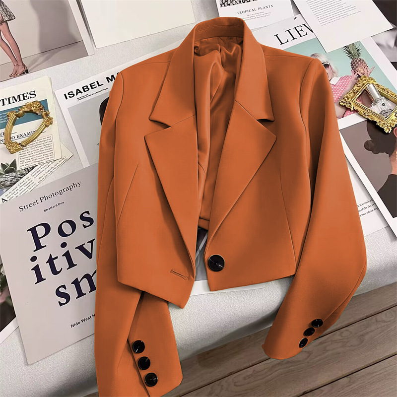 Small suit women 2025 new autumn outfit women's casual versatile suit long sleeved casual women's versatile trendy suit Small suit women 2025 new autumn outfit women's casual versatile suit long sleeved casual women's versatile trendy suit