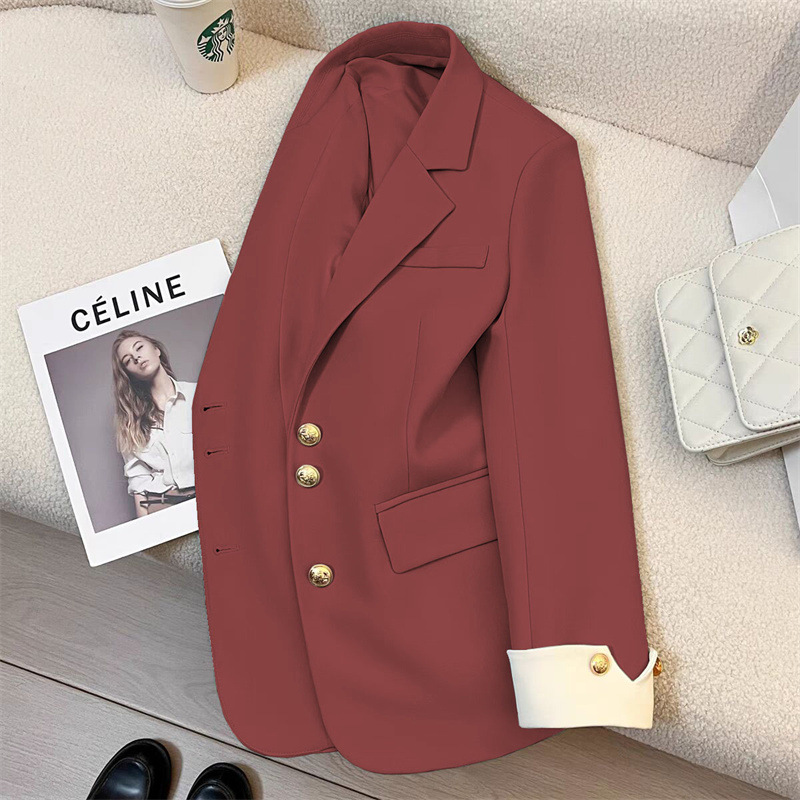 White suit jacket for women, spring 2025 new style, casual temperament, socialite, high-end feeling, explosive street, trendy suit this year White suit jacket for women, spring 2025 new style, casual temperament, socialite, high-end feeling, explosive street, trendy suit this year