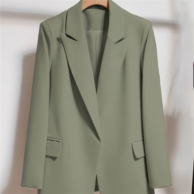 2025 Spring and Autumn New Korean style suit jacket with women's lace up, slim fit and slimming temperament, fashionable street style mini suit top 2025 Spring and Autumn New Korean style suit jacket with women's lace up, slim fit and slimming temperament, fashionable street style mini suit top