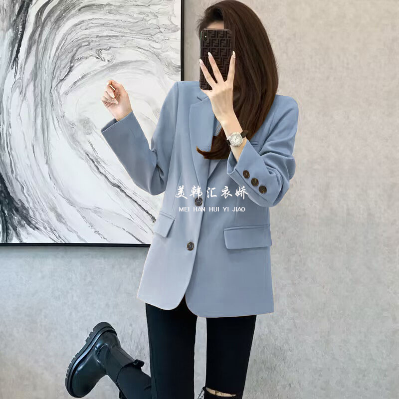 2025 Spring and Autumn New Small Suit Jacket for Women, Popular Style, Casual, Slimming and slimming, Student Small Suit for Women 2025 Spring and Autumn New Small Suit Jacket for Women, Popular Style, Casual, Slimming and slimming, Student Small Suit for Women