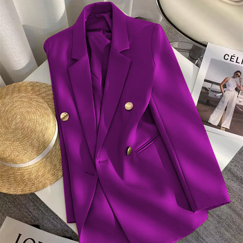 Small suit jacket for women in spring and autumn 2025, new fashion Korean version, loose temperament, college style suit, women's top trend Small suit jacket for women in spring and autumn 2025, new fashion Korean version, loose temperament, college style suit, women's top trend