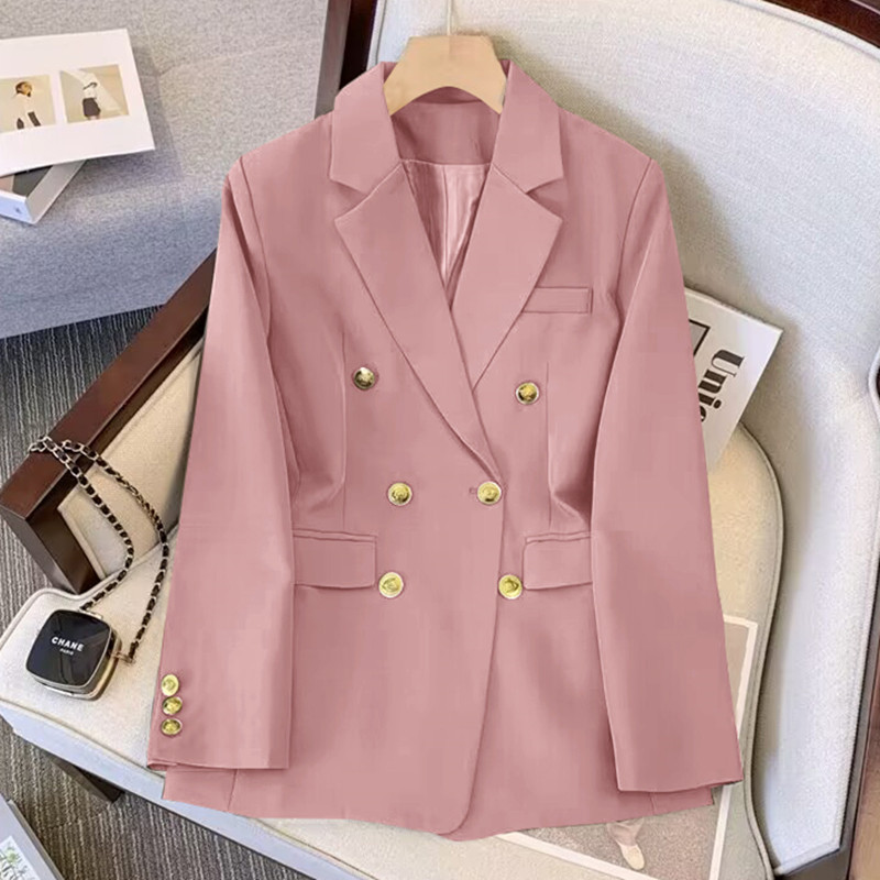 2025 Spring and Autumn New Suit Coat for Women, Korean Edition, Straight Tube, Casual, Loose and Fashionable, Showing Small and Thin Suit for Women 2025 Spring and Autumn New Suit Coat for Women, Korean Edition, Straight Tube, Casual, Loose and Fashionable, Showing Small and Thin Suit for Women