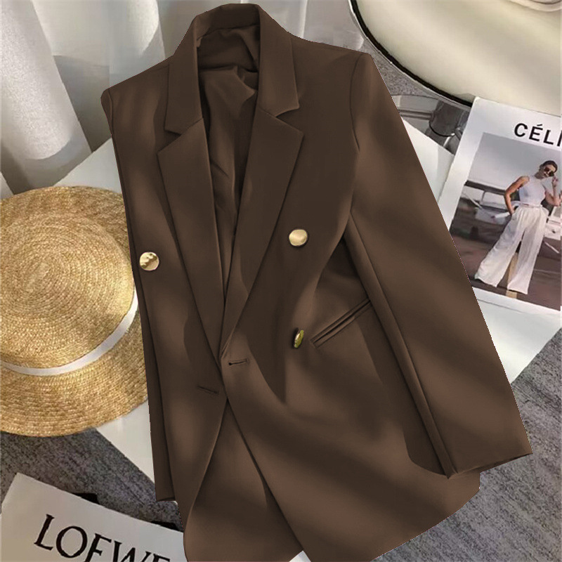 Small suit jacket for women in spring and autumn 2025, new fashion Korean version, loose temperament, college style suit, women's top trend Small suit jacket for women in spring and autumn 2025, new fashion Korean version, loose temperament, college style suit, women's top trend