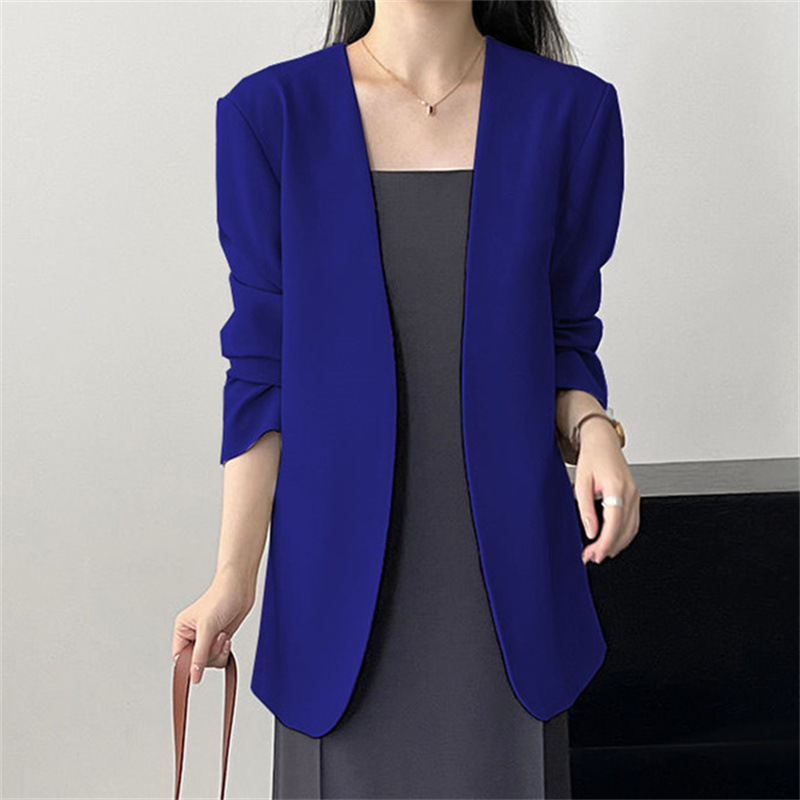2025 New Small Suit Coat Spring and Autumn Early Autumn Suit Versatile Fashion Simple Early Spring Casual Top for Women 2025 New Small Suit Coat Spring and Autumn Early Autumn Suit Versatile Fashion Simple Early Spring Casual Top for Women