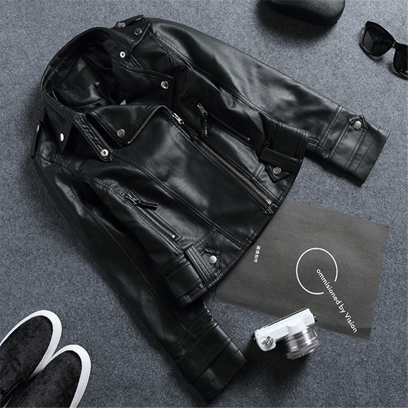 2025 Spring and Autumn Clothing Haining New Slim fit Collar Leather Jacket Women's Short Jacket Women's PU Jacket Motorcycle Wear Women's Clothing 2025 Spring and Autumn Clothing Haining New Slim fit Collar Leather Jacket Women's Short Jacket Women's PU Jacket Motorcycle Wear Women's Clothing