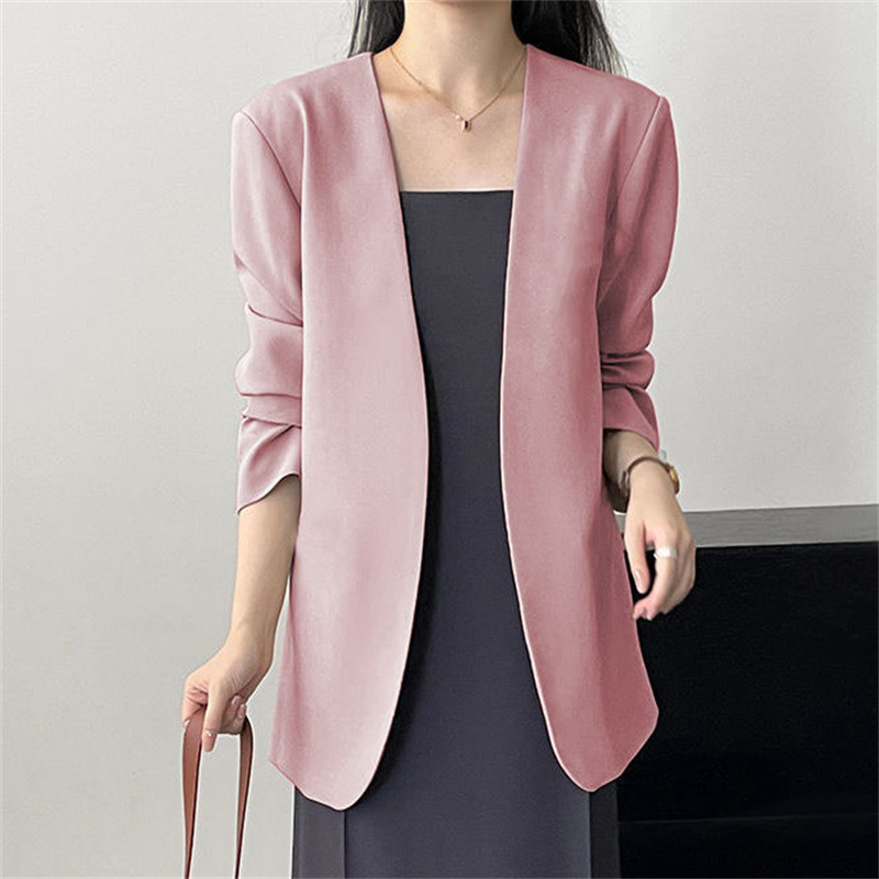 2025 New Small Suit Coat Spring and Autumn Early Autumn Suit Versatile Fashion Simple Early Spring Casual Top for Women 2025 New Small Suit Coat Spring and Autumn Early Autumn Suit Versatile Fashion Simple Early Spring Casual Top for Women