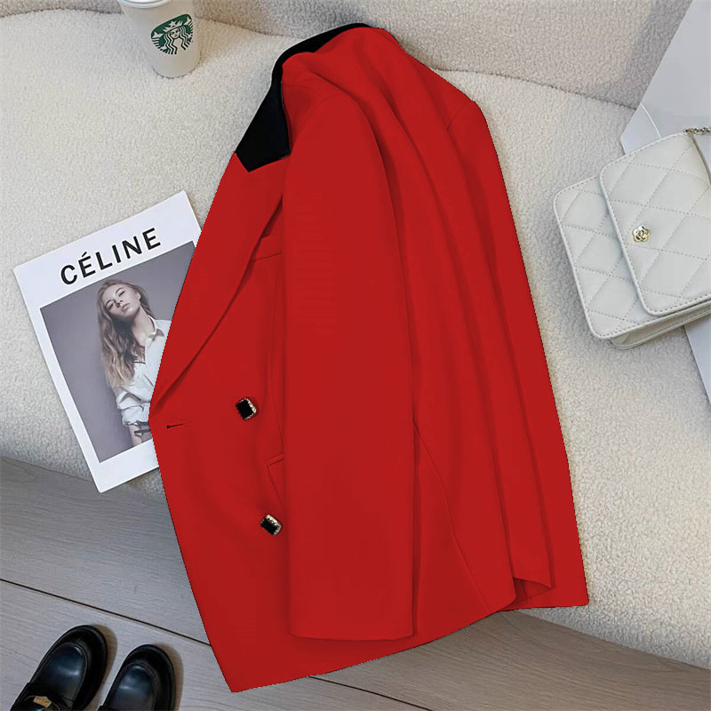 Spring suit jacket for women 2025 spring new Korean version design sense niche fashion temperament commuting small suit for women Spring suit jacket for women 2025 spring new Korean version design sense niche fashion temperament commuting small suit for women