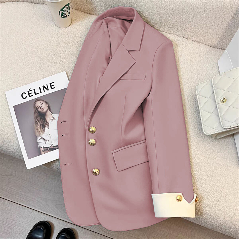 Suit jacket for women, spring 2025 new style, casual temperament, socialite, high-end feeling, explosive street, this year's popular plaid suit Suit jacket for women, spring 2025 new style, casual temperament, socialite, high-end feeling, explosive street, this year's popular plaid suit