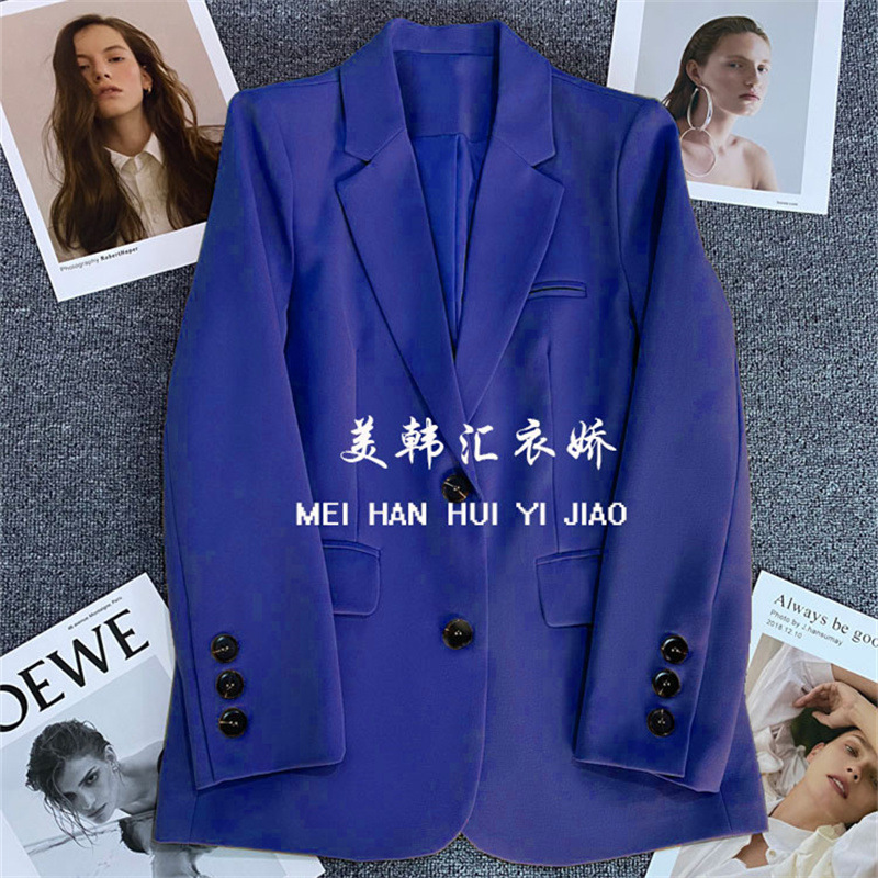 Off white suit jacket for women 2025 Spring and Autumn new style casual temperament Spring and Autumn explosive street small suit jacket for women Off white suit jacket for women 2025 Spring and Autumn new style casual temperament Spring and Autumn explosive street small suit jacket for women