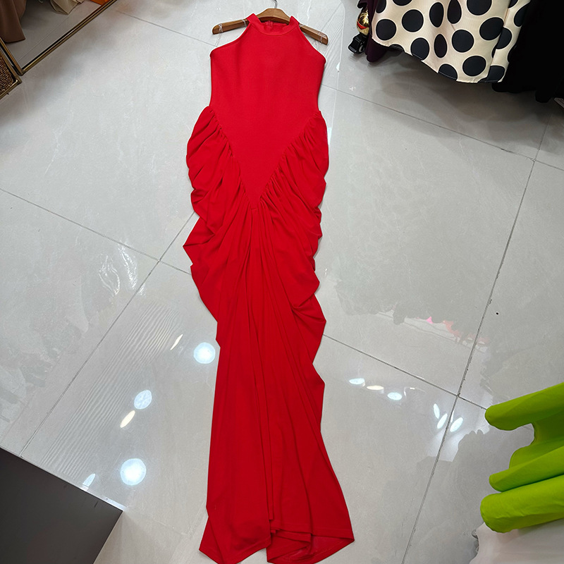 Thirteen Rows New Black and White Collar Sleeveless Casual Long Dress Evening Dress Bandage Dress Evening Dress Gift Dress A1 # 8523 Thirteen Rows New Black and White Collar Sleeveless Casual Long Dress Evening Dress Bandage Dress Evening Dress Gift Dress A1 # 8523