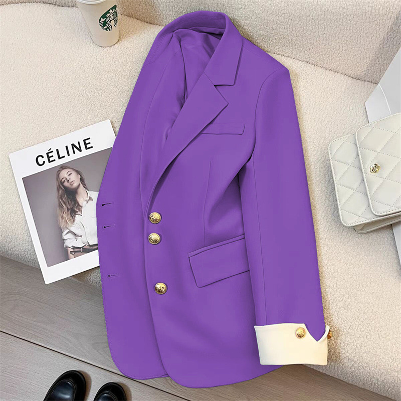 Suit jacket for women, spring 2025 new style, casual temperament, socialite, high-end feeling, explosive street, this year's popular plaid suit Suit jacket for women, spring 2025 new style, casual temperament, socialite, high-end feeling, explosive street, this year's popular plaid suit