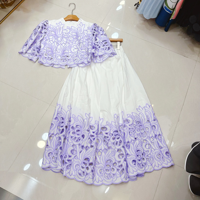 Thirteen line Australian yellow flower pattern short sleeved top+elegant slimming skirt set C1 # 1390 Thirteen line Australian yellow flower pattern short sleeved top+elegant slimming skirt set C1 # 1390