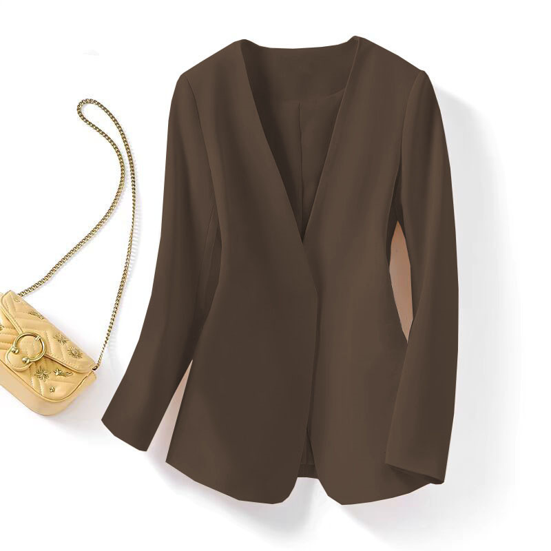 Large size chubby mm suit jacket for women in spring 2025, new style with a small fragrance and casual Korean style autumn suit for women Large size chubby mm suit jacket for women in spring 2025, new style with a small fragrance and casual Korean style autumn suit for women