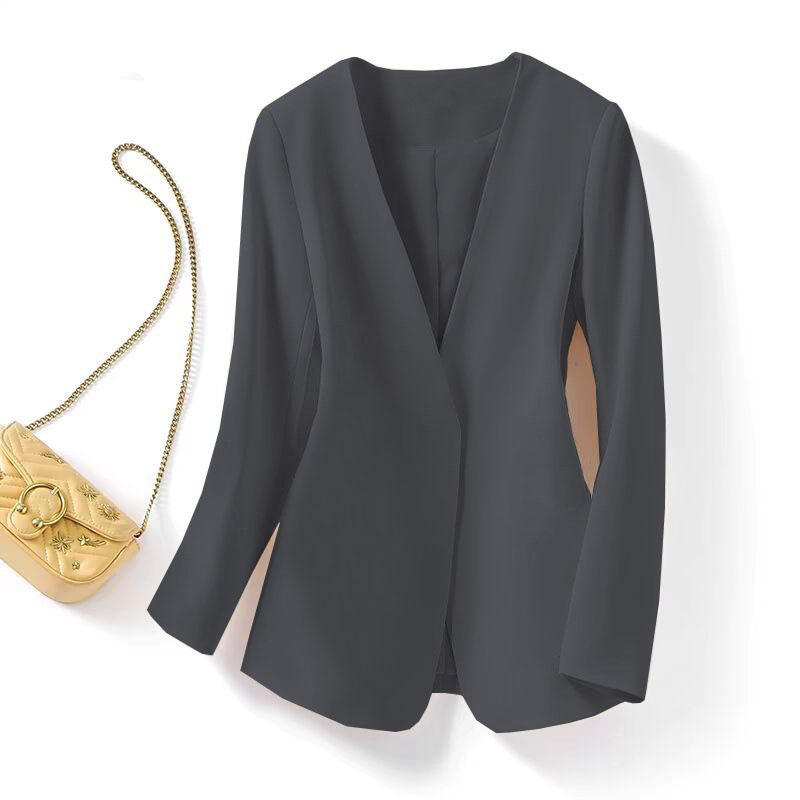 Large size chubby mm suit jacket for women in spring 2025, new style with a small fragrance and casual Korean style autumn suit for women Large size chubby mm suit jacket for women in spring 2025, new style with a small fragrance and casual Korean style autumn suit for women