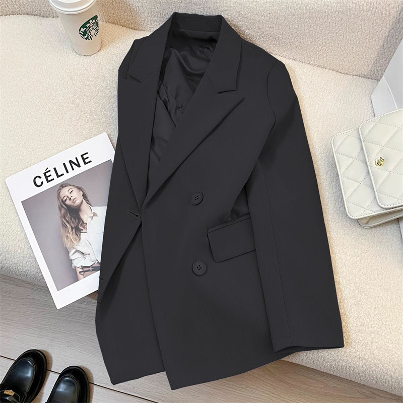 European style suit jacket for women 2025 new spring and autumn hot items, small stature, high-end sense, versatile British style fashion suit European style suit jacket for women 2025 new spring and autumn hot items, small stature, high-end sense, versatile British style fashion suit