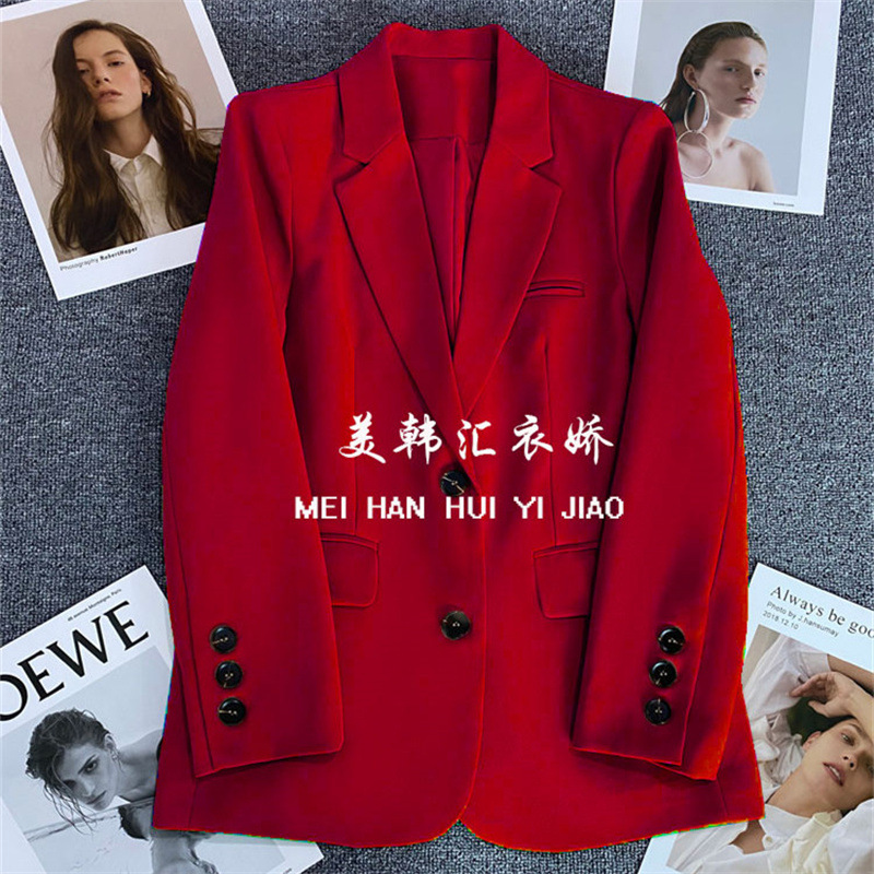 Off white suit jacket for women 2025 Spring and Autumn new style casual temperament Spring and Autumn explosive street small suit jacket for women Off white suit jacket for women 2025 Spring and Autumn new style casual temperament Spring and Autumn explosive street small suit jacket for women
