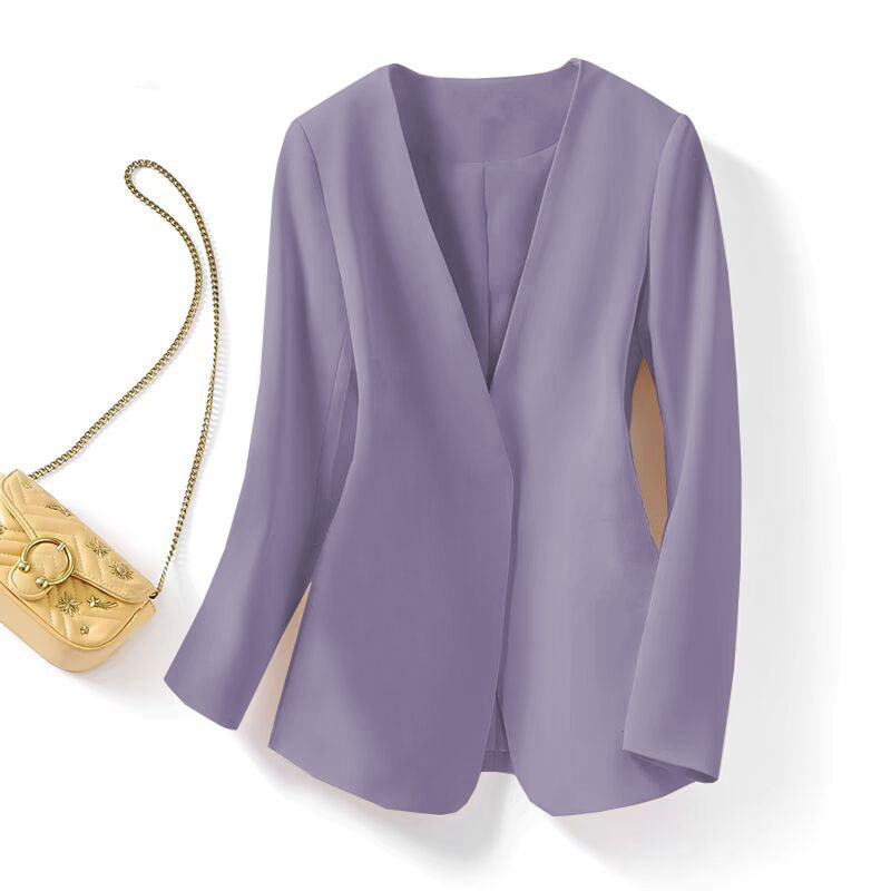 Large size chubby mm suit jacket for women in spring 2025, new style with a small fragrance and casual Korean style autumn suit for women Large size chubby mm suit jacket for women in spring 2025, new style with a small fragrance and casual Korean style autumn suit for women