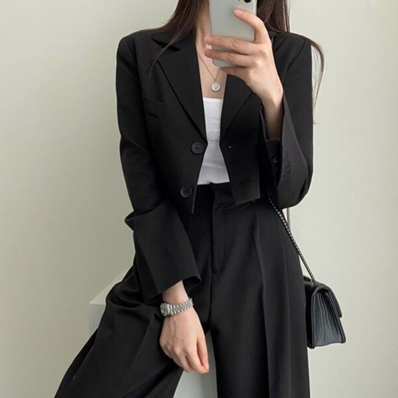 Pink suit jacket for women in the spring and autumn of 2025, short and trendy Korean style casual suit jacket for women Pink suit jacket for women in the spring and autumn of 2025, short and trendy Korean style casual suit jacket for women