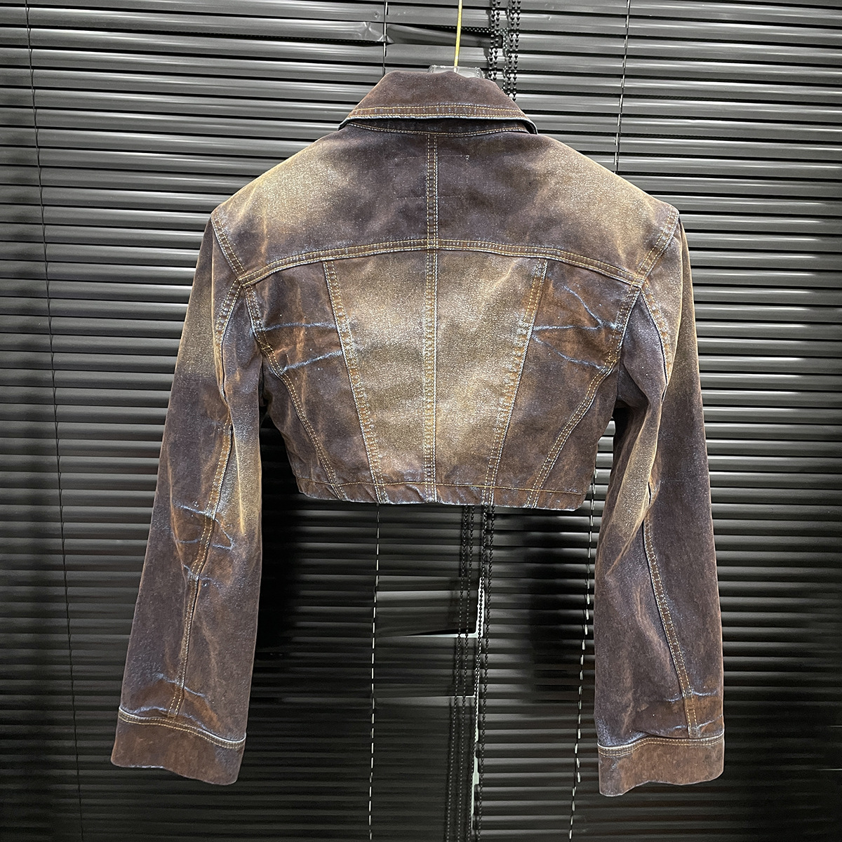 European station women's retro fashion set 2025 Spring and Autumn niche denim jacket+skirt two-piece set trendy brand European station women's retro fashion set 2025 Spring and Autumn niche denim jacket+skirt two-piece set trendy brand