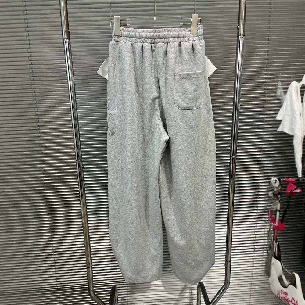 European Station 2025 Autumn New Sweet Cool Spicy Girl Folded Skirt Edge Printed Pendant Loose Waist Pants Wide Leg Pants Trendy European Station 2025 Autumn New Sweet Cool Spicy Girl Folded Skirt Edge Printed Pendant Loose Waist Pants Wide Leg Pants Trendy