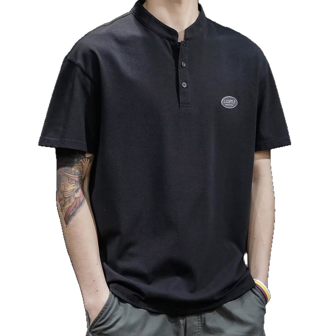 Summer polo shirt men's short sleeved t-shirt men's half sleeved top plus size new men's t-shirt men's style Summer polo shirt men's short sleeved t-shirt men's half sleeved top plus size new men's t-shirt men's style